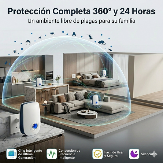 Protector Ultrasónico contra Plagas