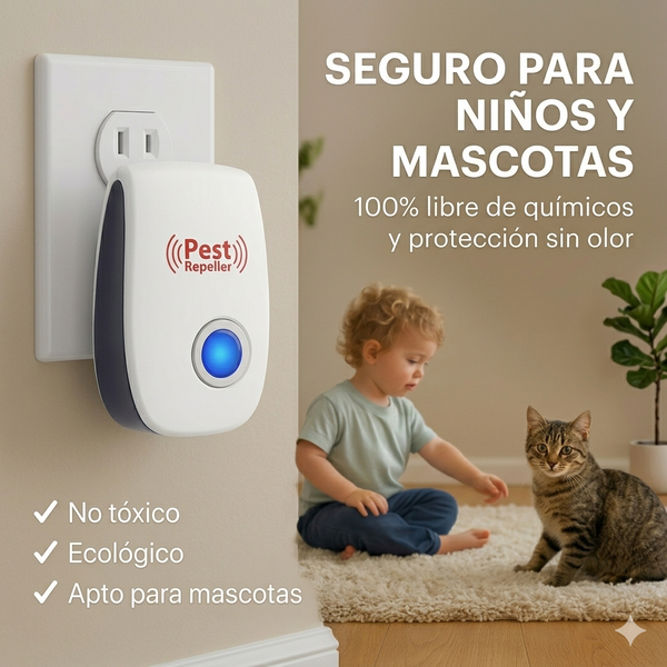 Protector Ultrasónico contra Plagas